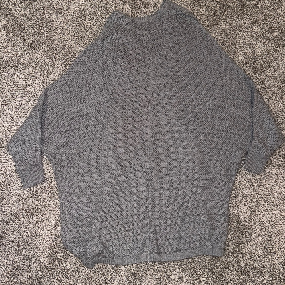 Aerie gray oversized gray cardigan sweater NWT - Picture 4 of 4